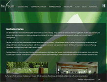 Tablet Screenshot of freiraum-gestaltung.com